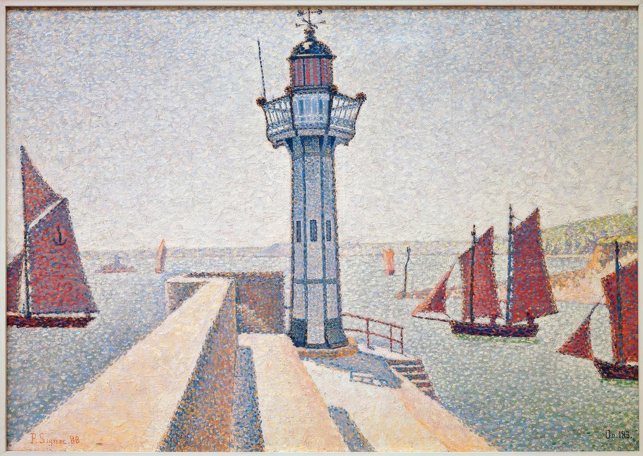 Portrieux fyrtårn af Paul Signac