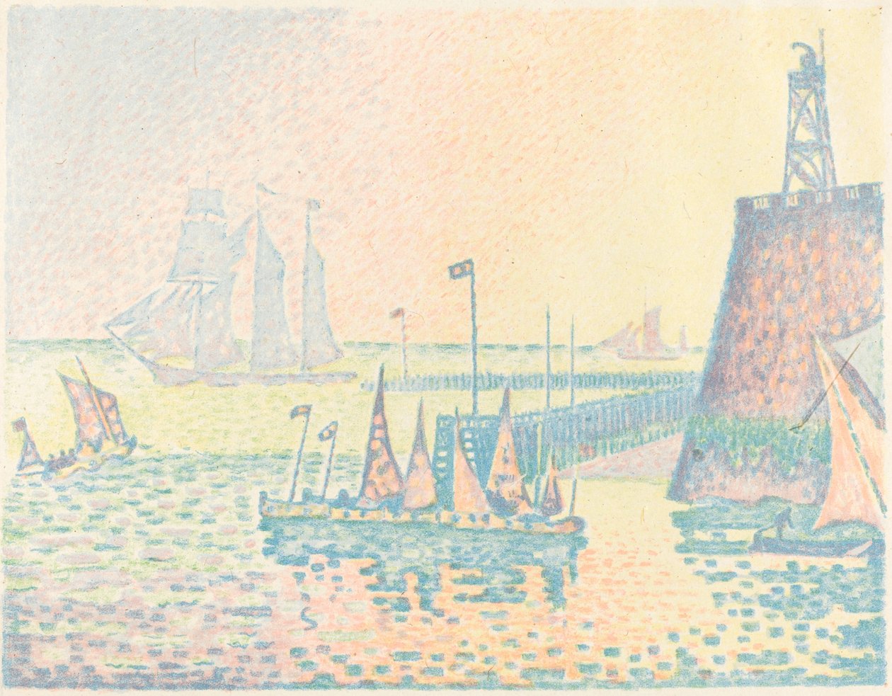 Aften af Paul Signac