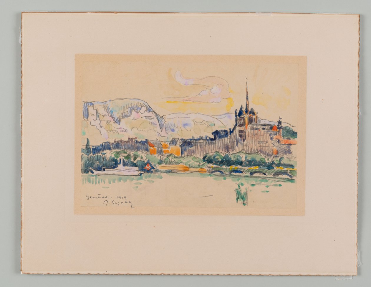 Genève af Paul Signac