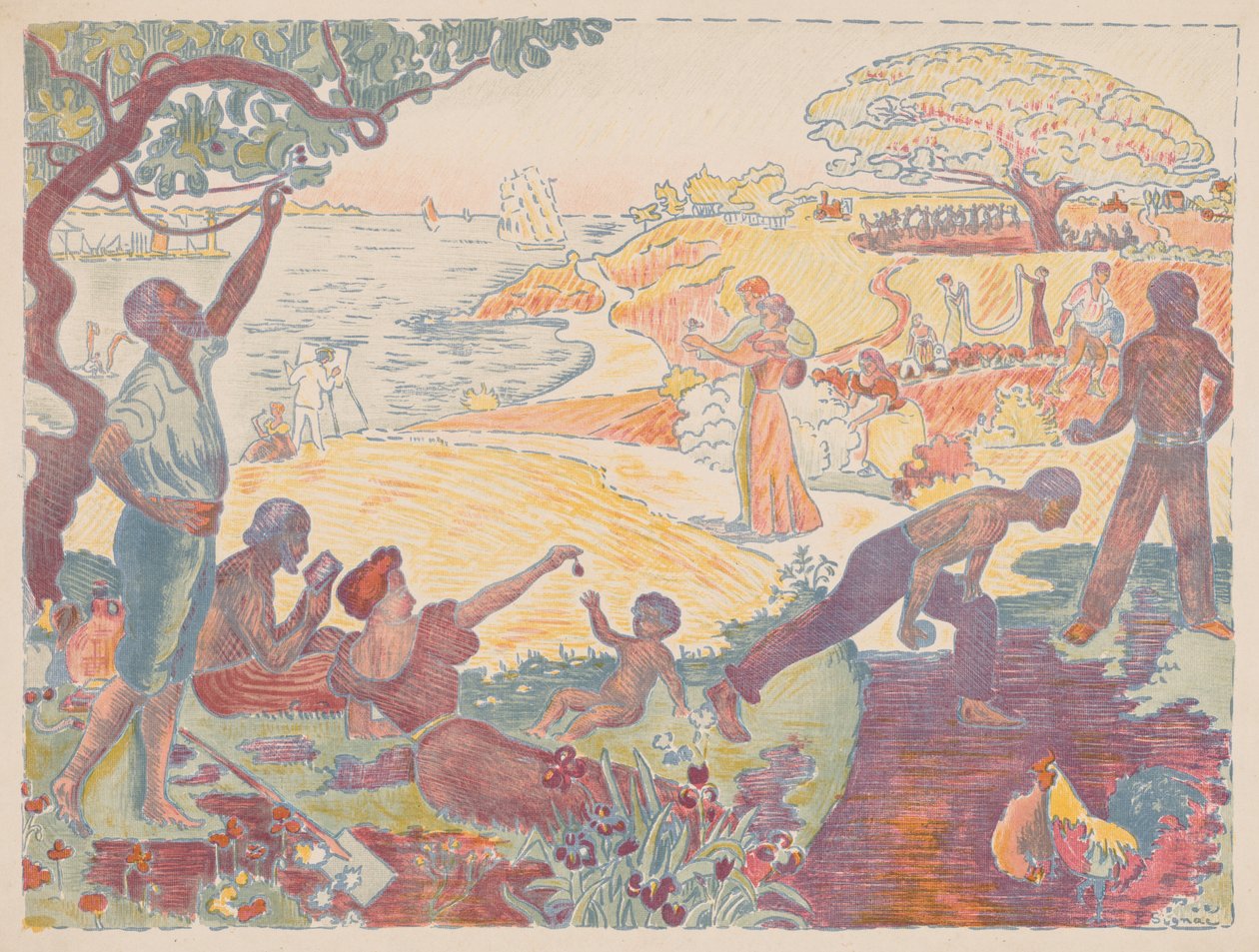 Harmoniske Tider, 1895-1896. af Paul Signac