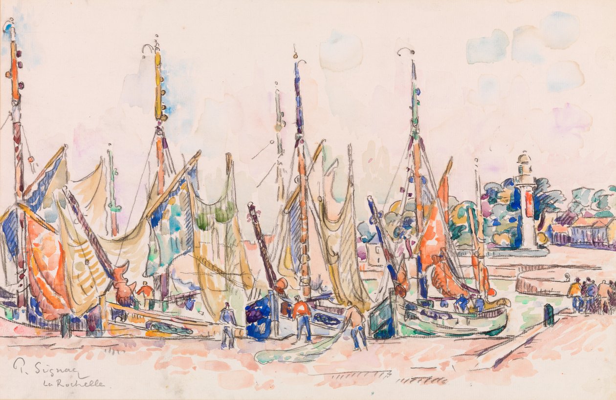 La Rochelle af Paul Signac
