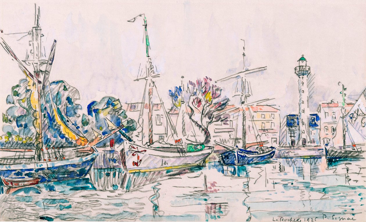 La Rochelle, 1925 af Paul Signac