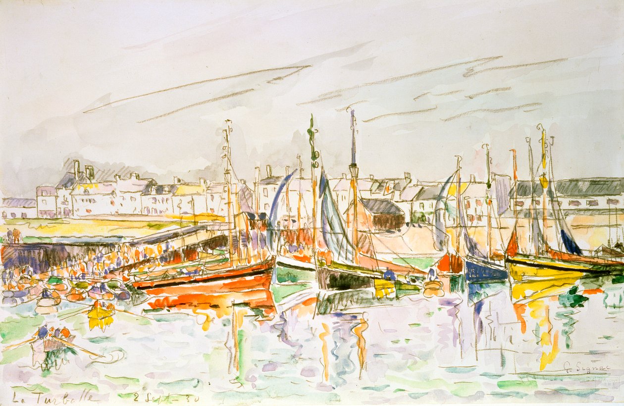 La Turballe, 1930. af Paul Signac