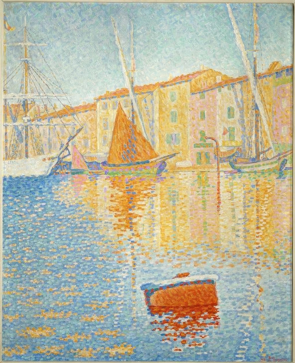 Den røde bøje af Paul Signac