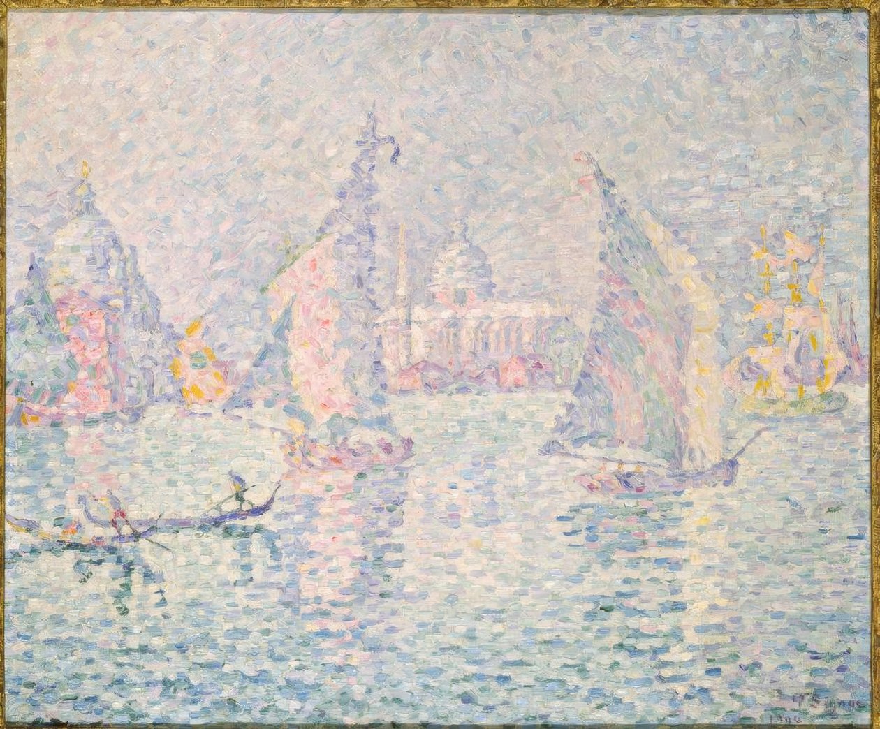 La brume verte, Venise af Paul Signac