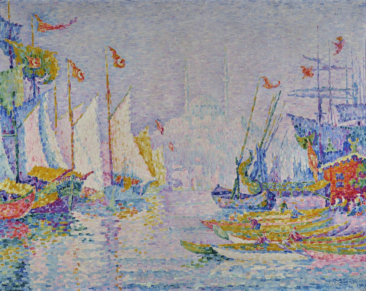 Det gyldne horn, morgen af Paul Signac
