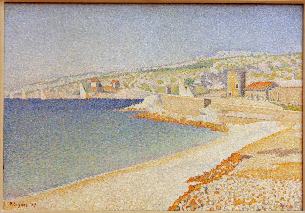 Molen i Cassis (Opus 198) af Paul Signac