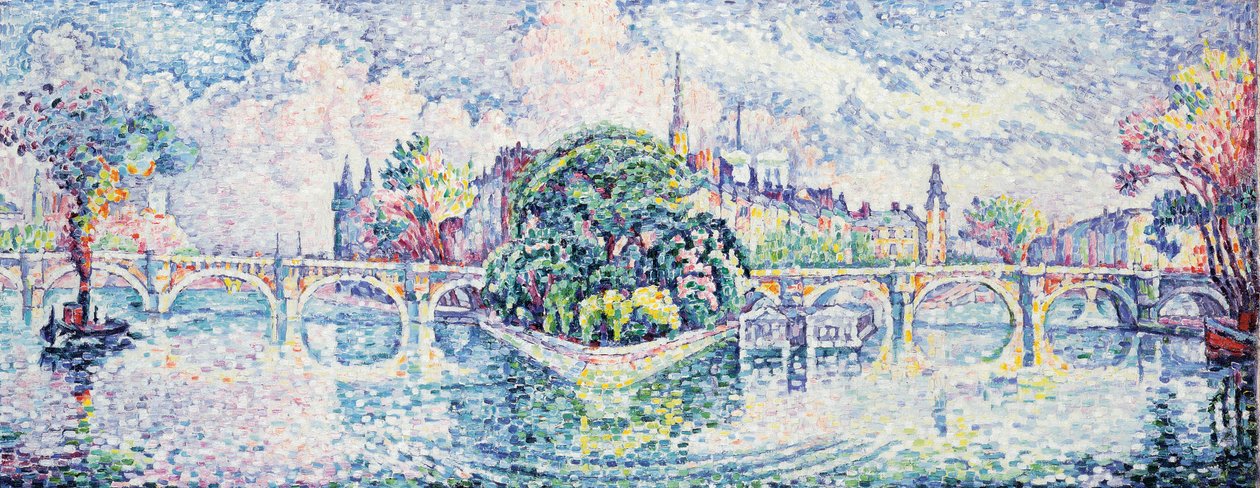 Vert-Galant Garden, ca. 1928 af Paul Signac