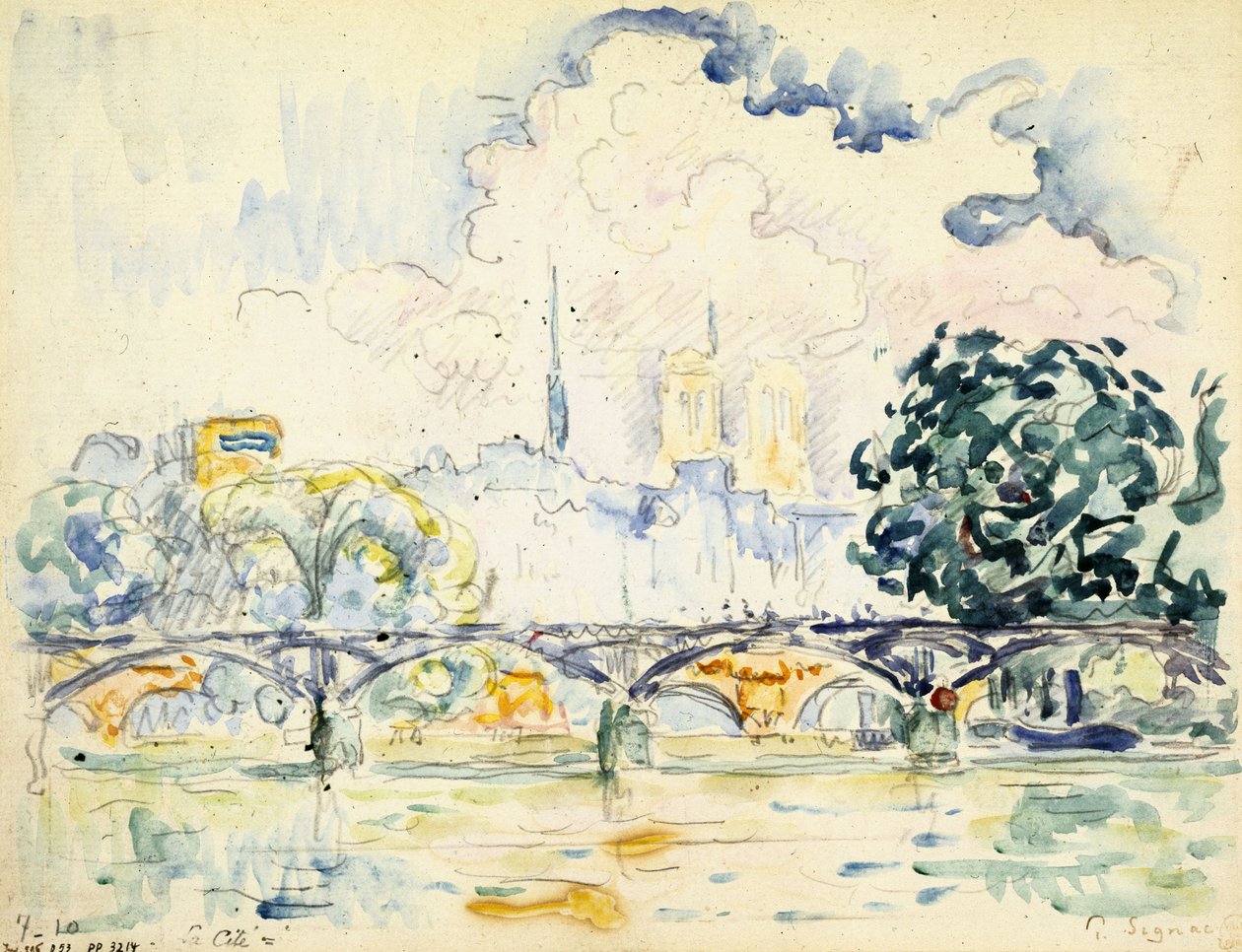 Pont des Arts af Paul Signac