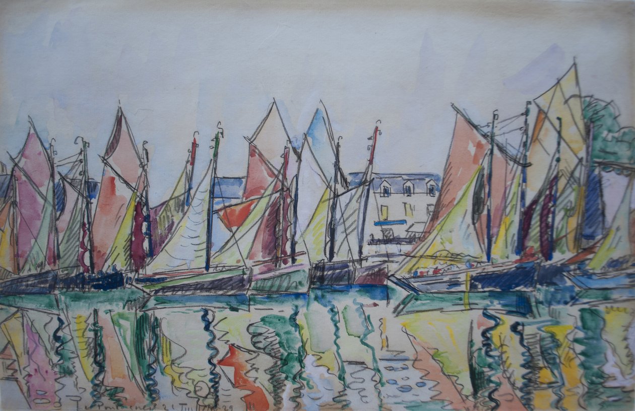 Pouliguen, 1929 af Paul Signac