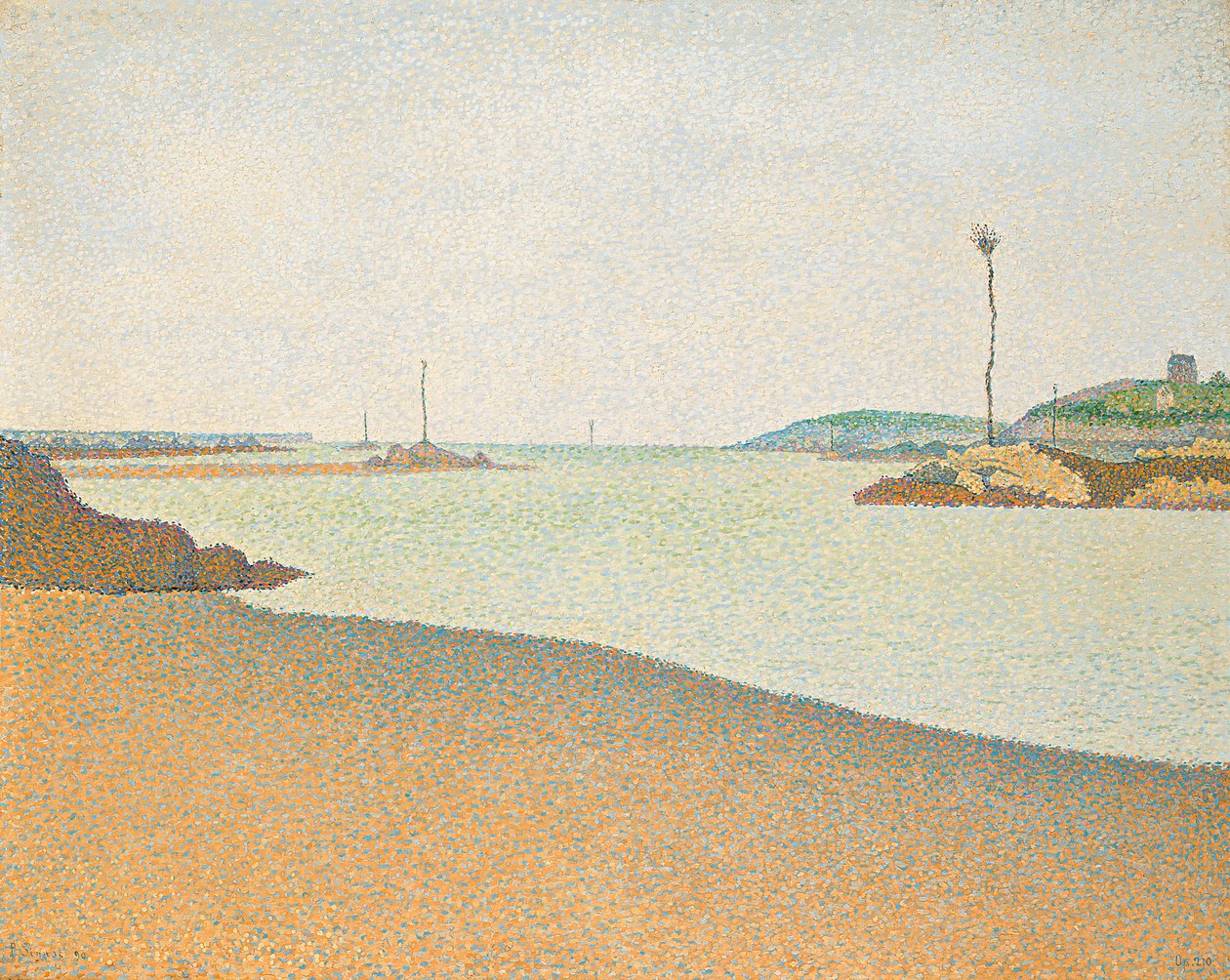 Beacons, Saint-Briac, 1890 af Paul Signac