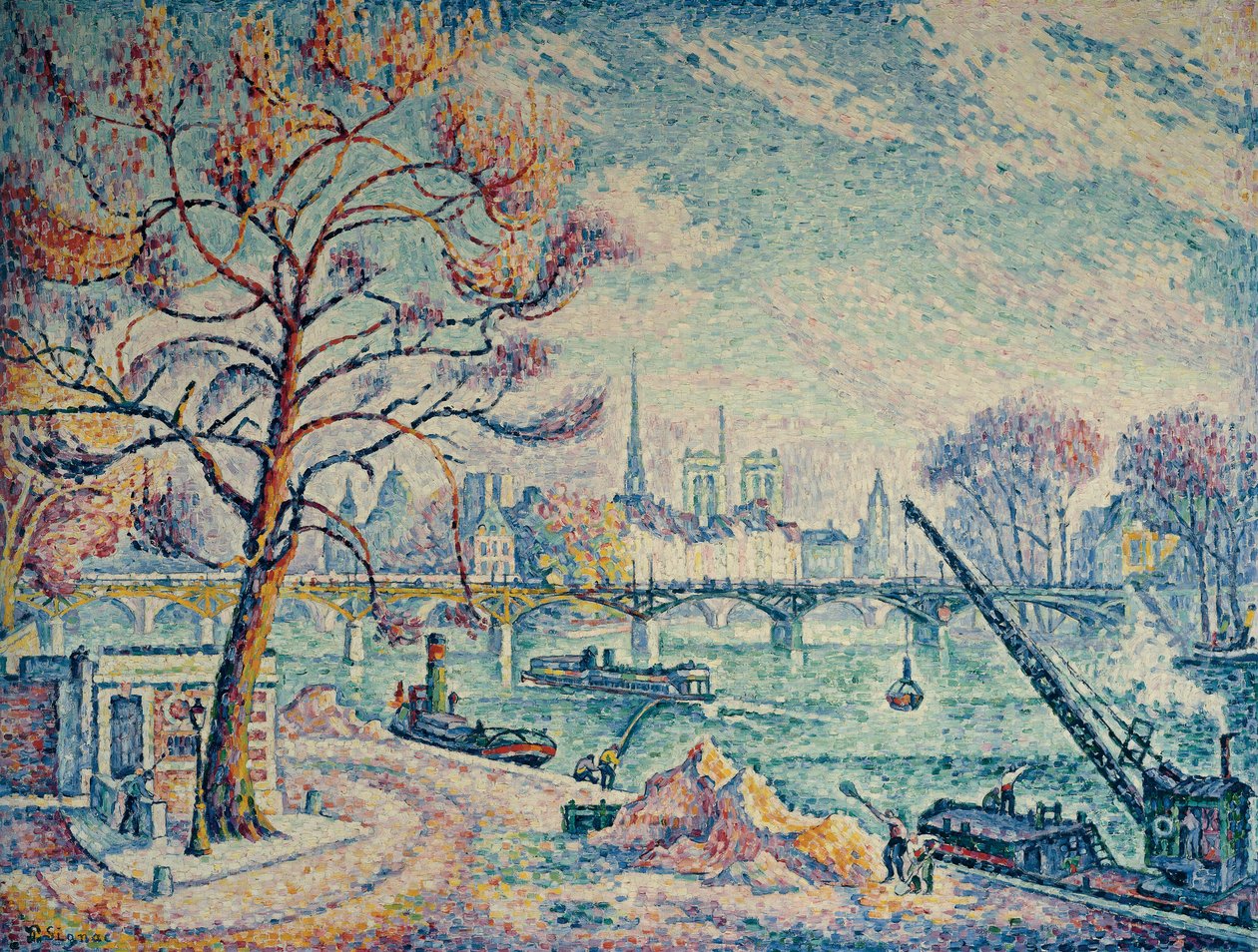 Pont des Arts af Paul Signac