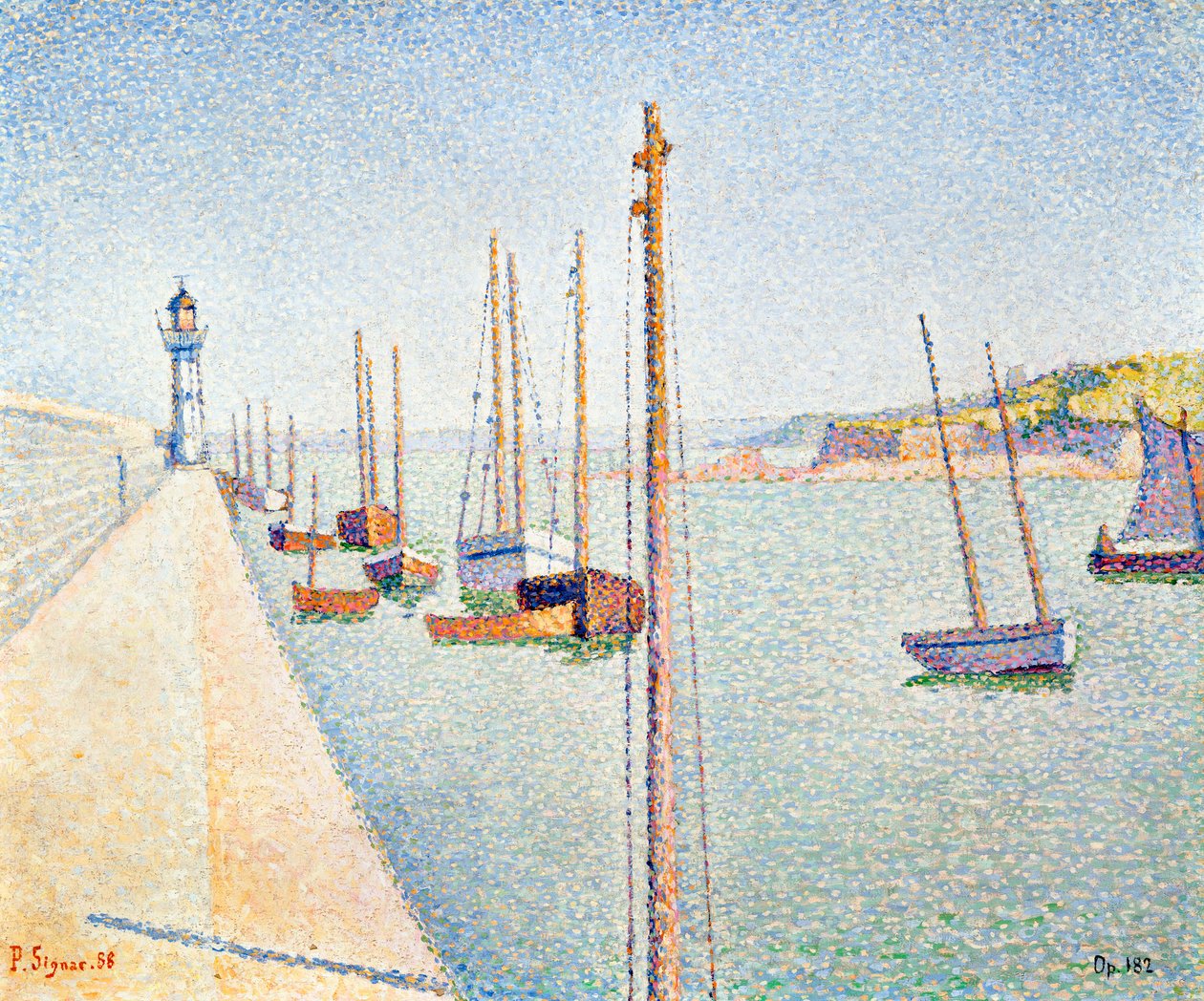 Portrieux, Bretagne, 1888 af Paul Signac