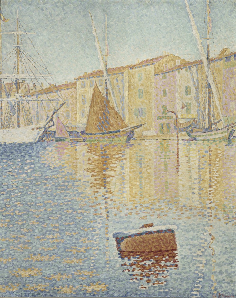 Rød bøje Den røde bøje af Paul Signac