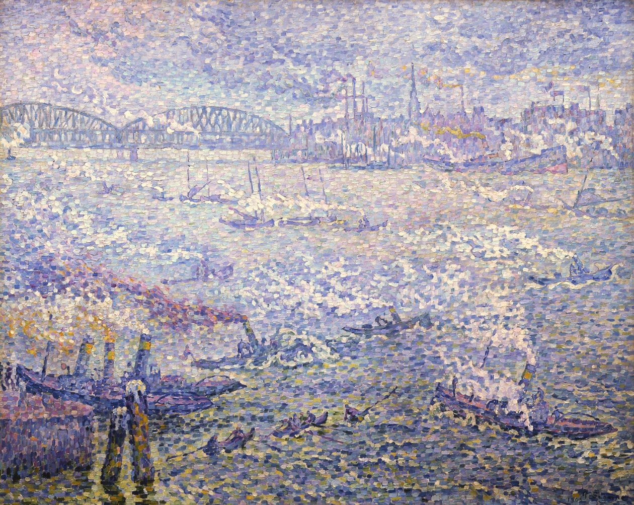 rotterdam. Dampene af Paul Signac