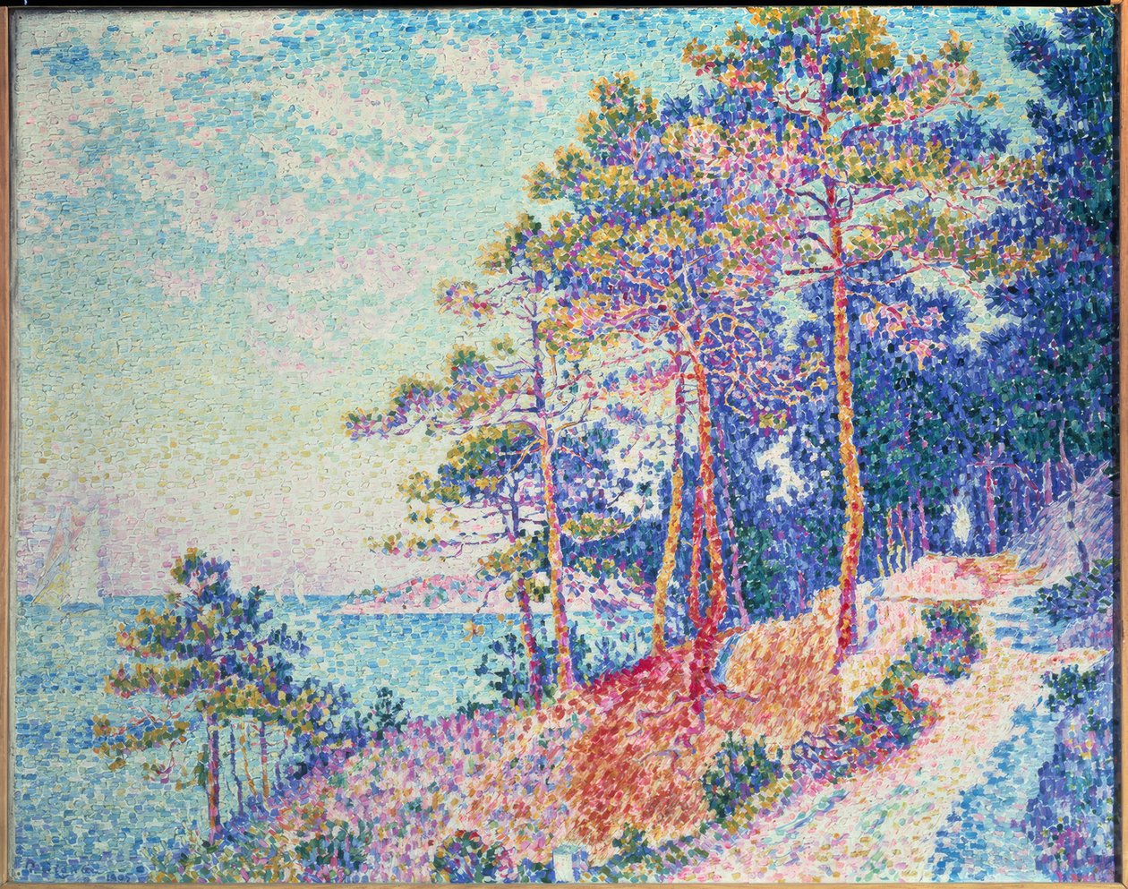 Saint Tropez, toldstien af Paul Signac