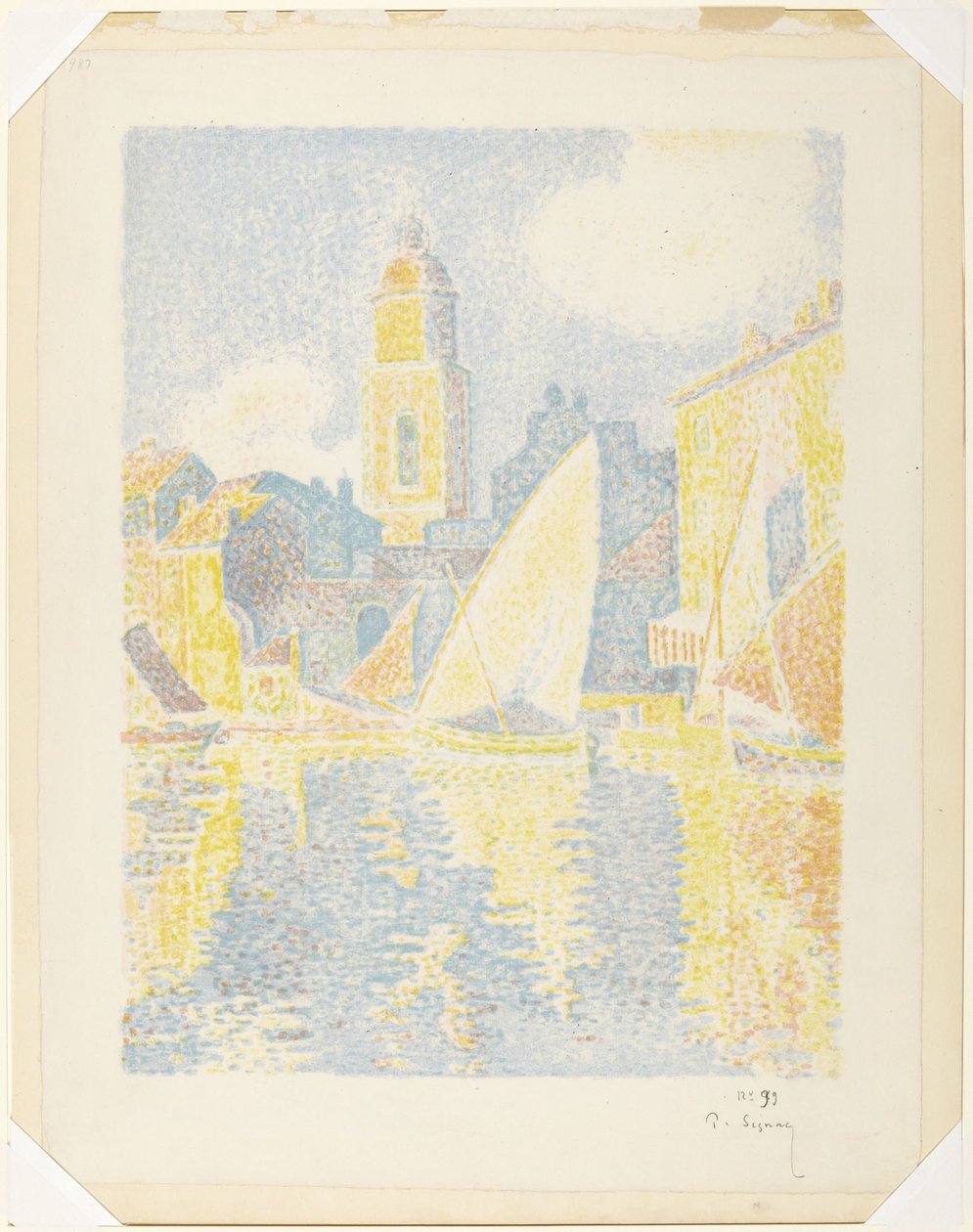 Saint-Tropez, Frankrig af Paul Signac