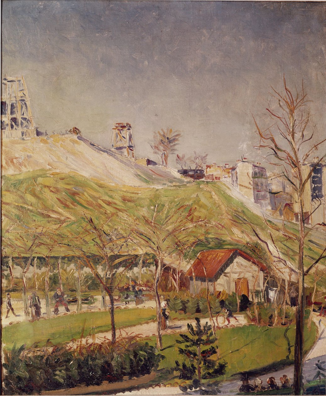 Square Saint-Pierre og Butte Montmartre. Maleri af Paul Signac (1863-1935) af Paul Signac