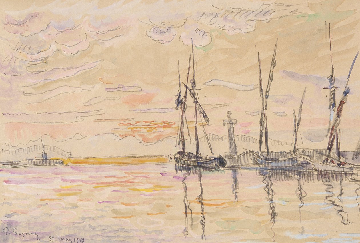 Tropez af Paul Signac