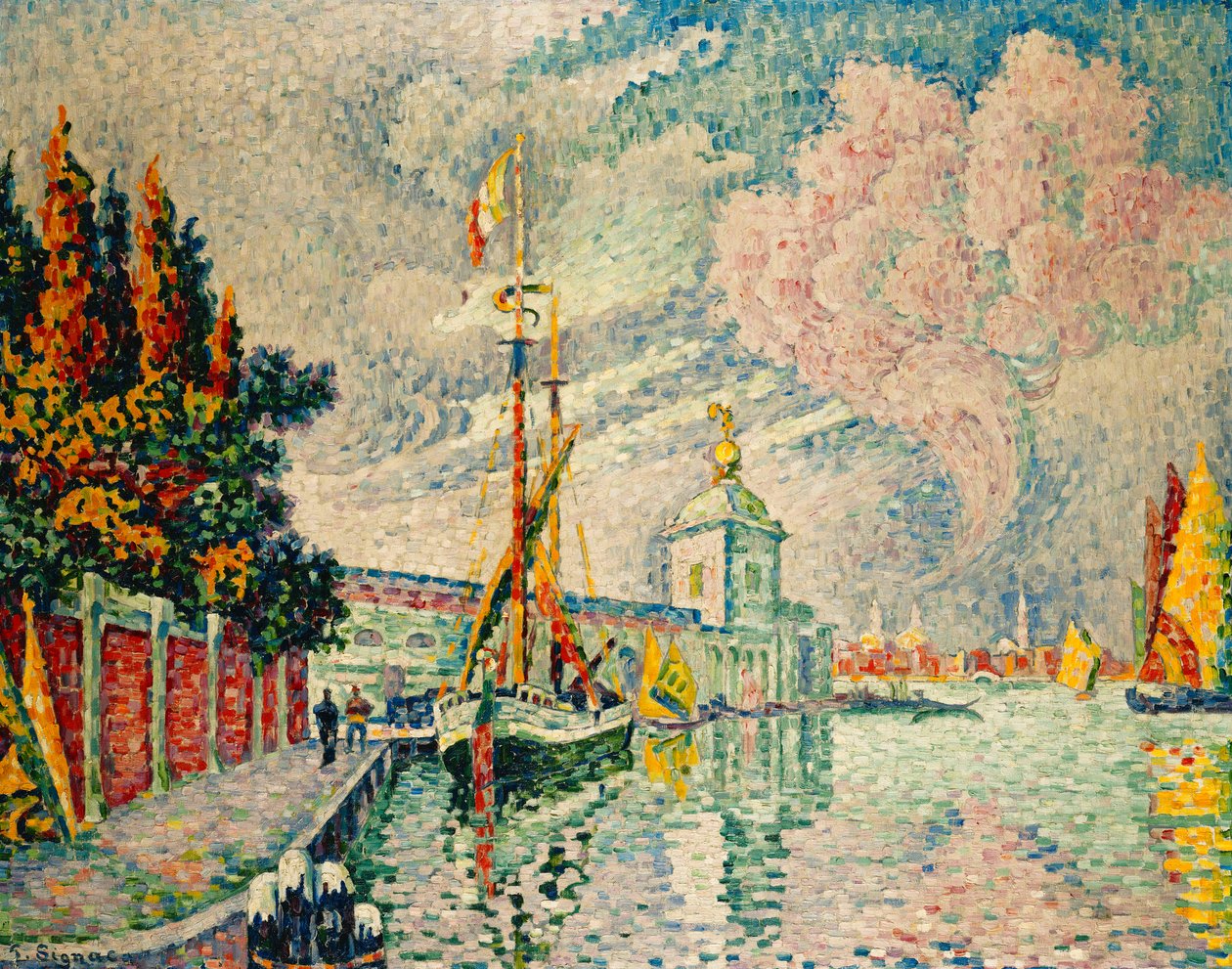 Doganaen; Toldboden, 1910 af Paul Signac