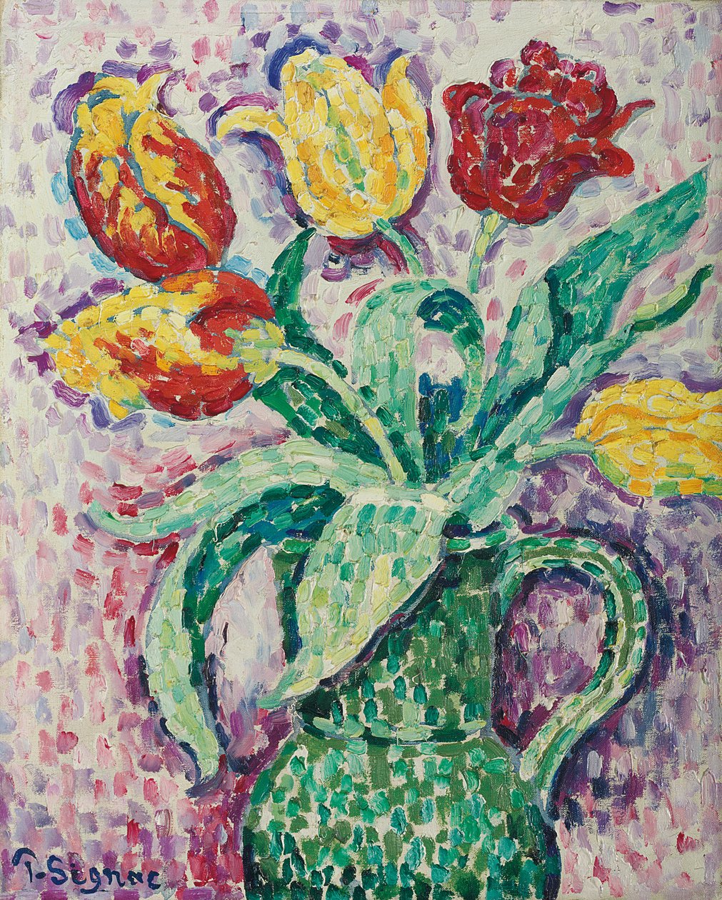 Den grønne vase, 1920 af Paul Signac