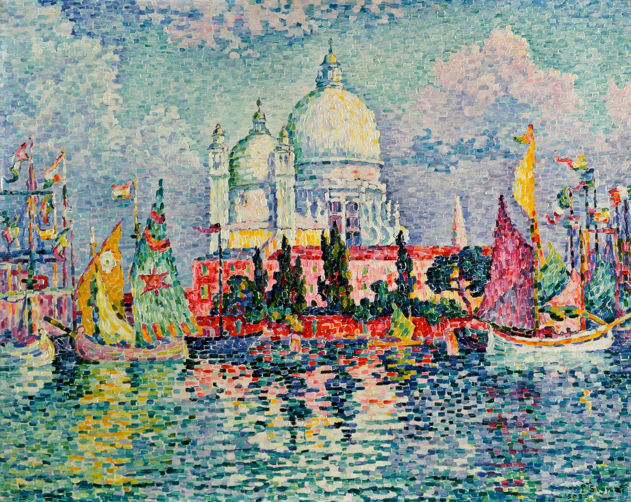 Salutten, 1908 af Paul Signac