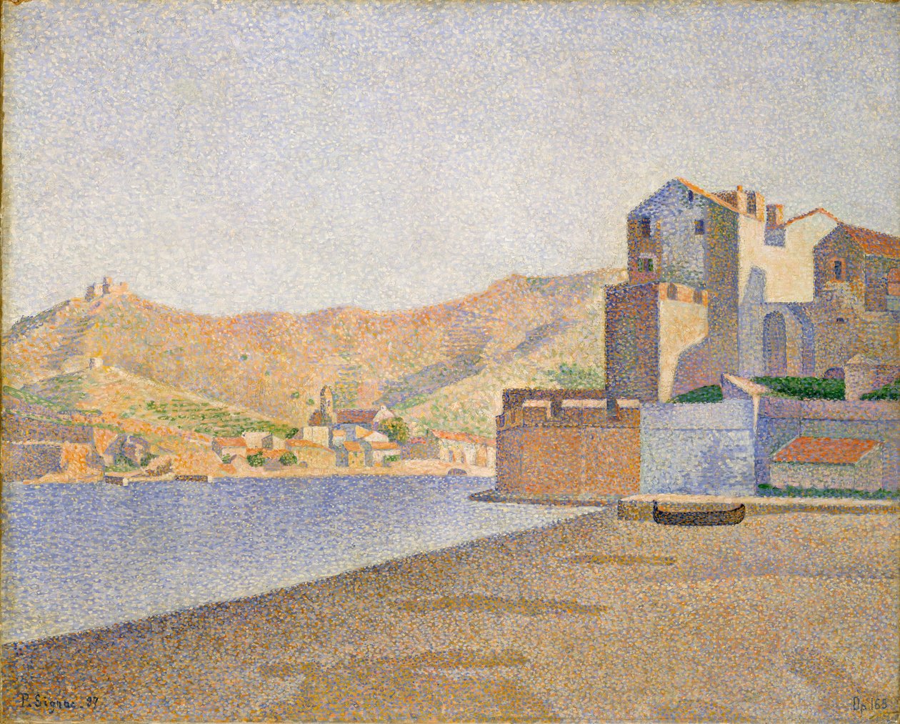 Bystranden, Collioure, Opus 165 af Paul Signac