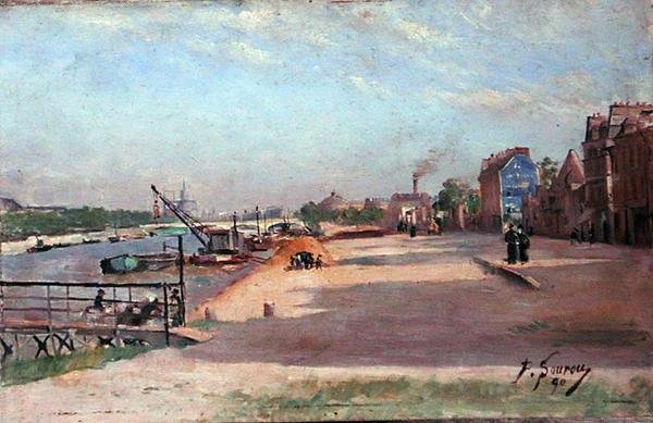 Quai de la Rapee, Paris af Paul Sourou