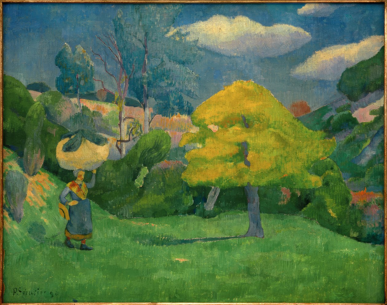 Breton går ned til vaskehuset af Paul Sérusier