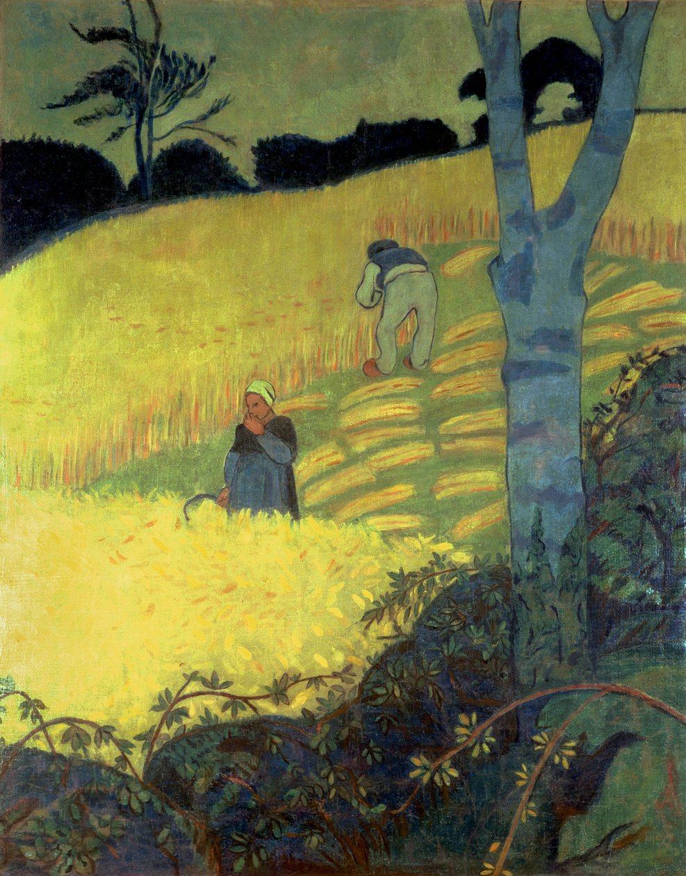 Harvest Scene af Paul Sérusier