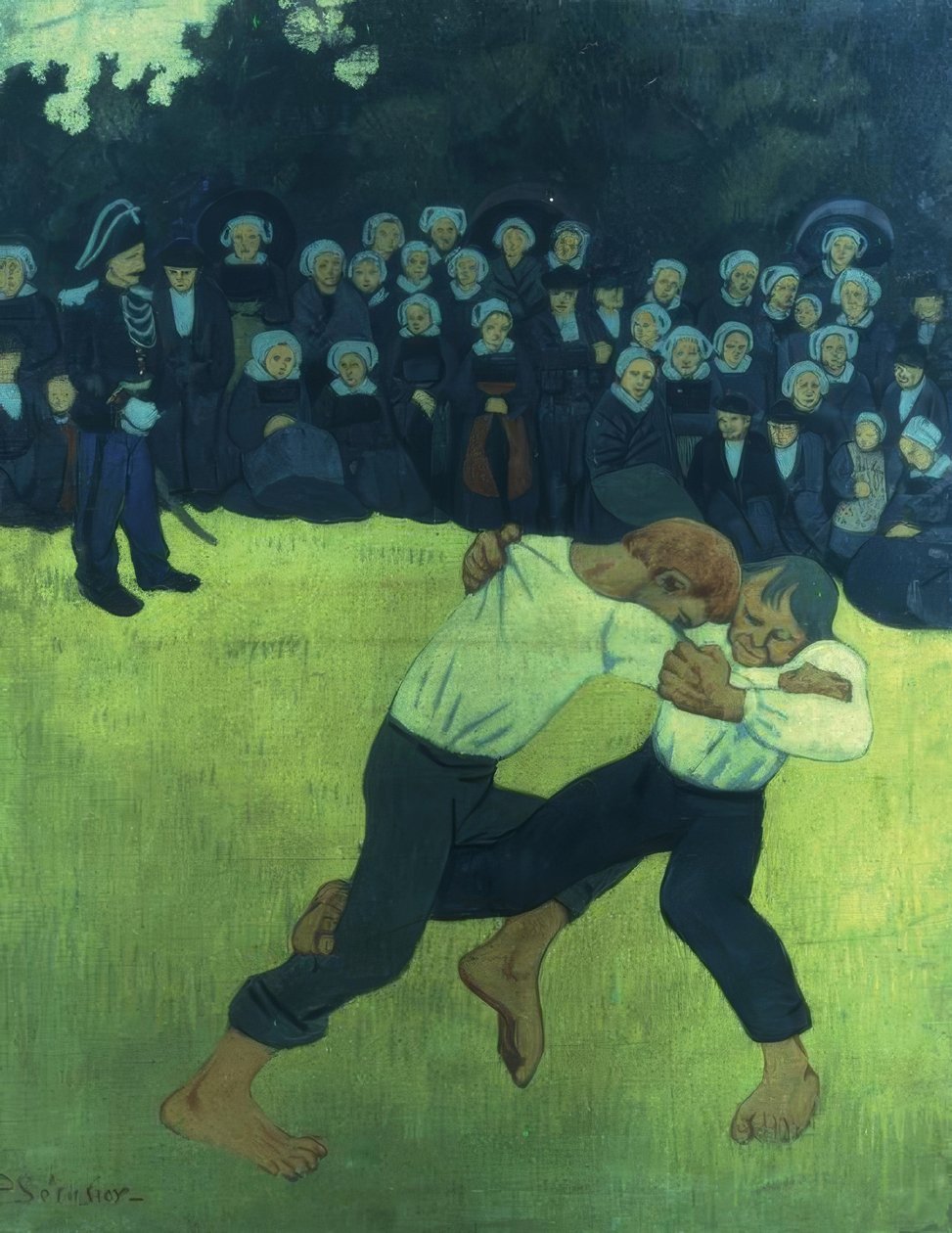 Den bretonske kamp / 1895 af Paul Sérusier
