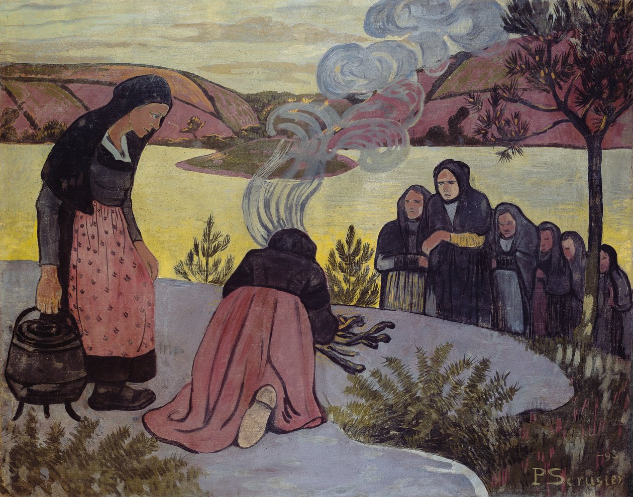 Ilden udenfor eller Les Mamaus, 1893 af Paul Sérusier