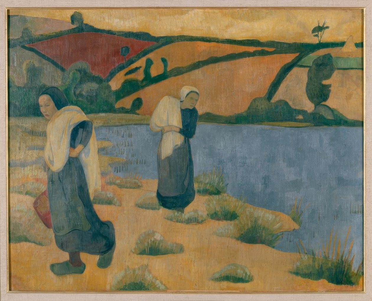 Les Laveuses ved Laïta, nær Le Pouldu af Paul Sérusier