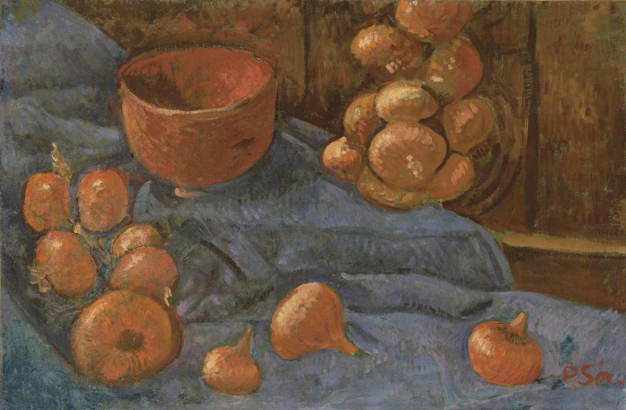 Stilleben med løg, ca. 1896 af Paul Sérusier