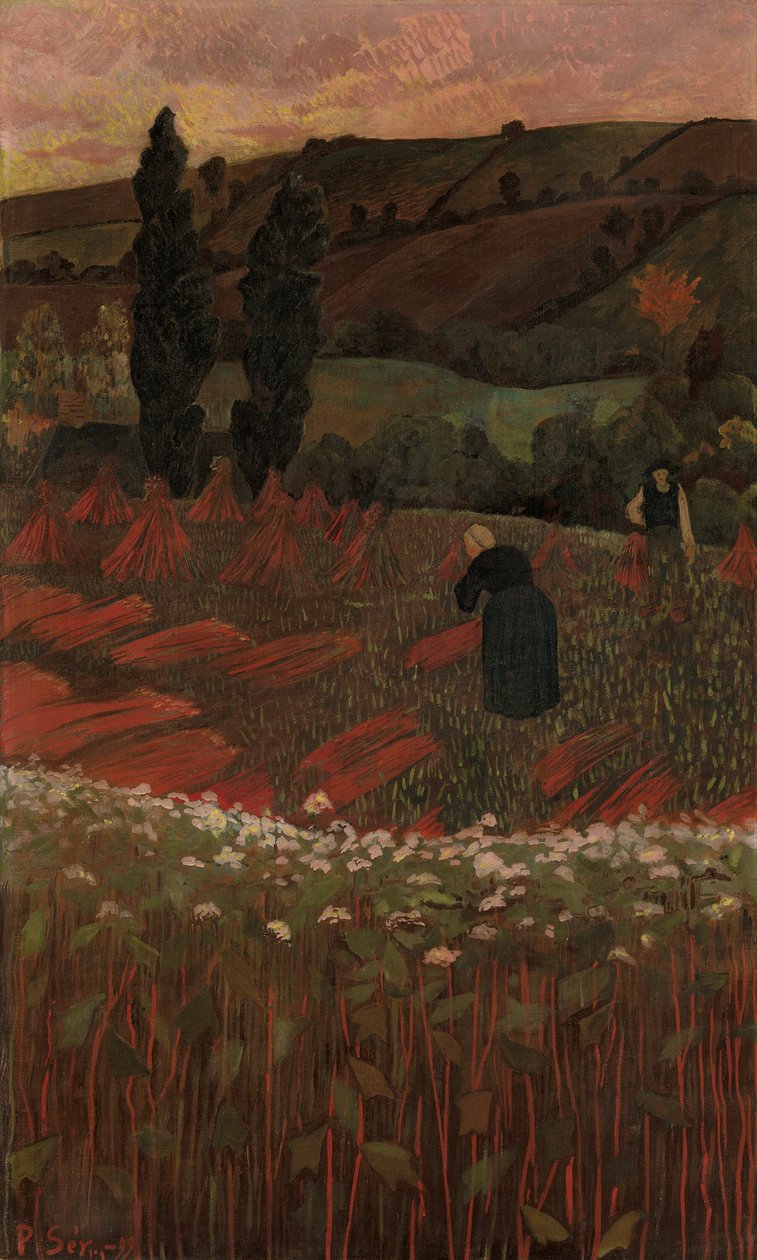 Høsten af boghvede af Paul Sérusier