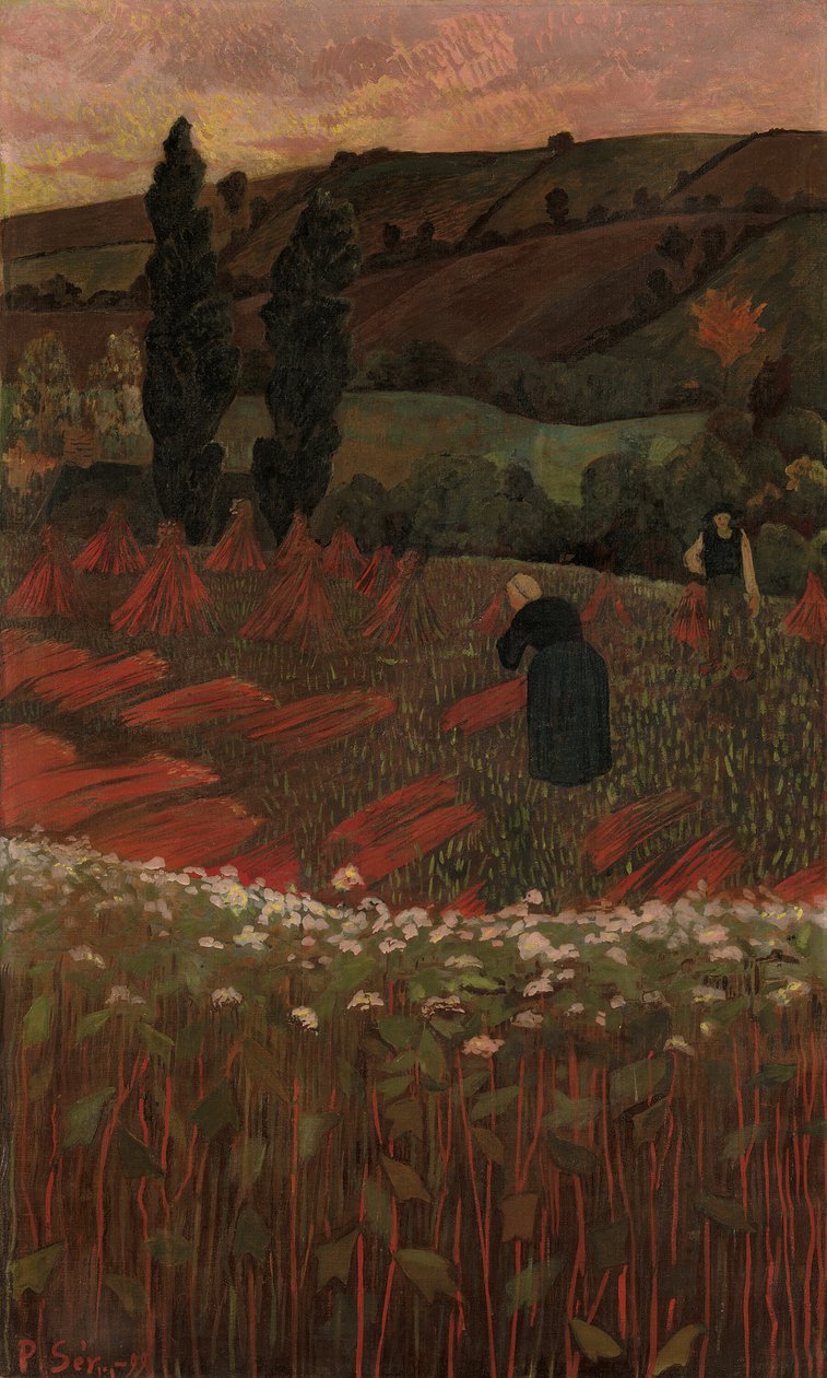 Boghvedehøsten, 1899. af Paul Sérusier