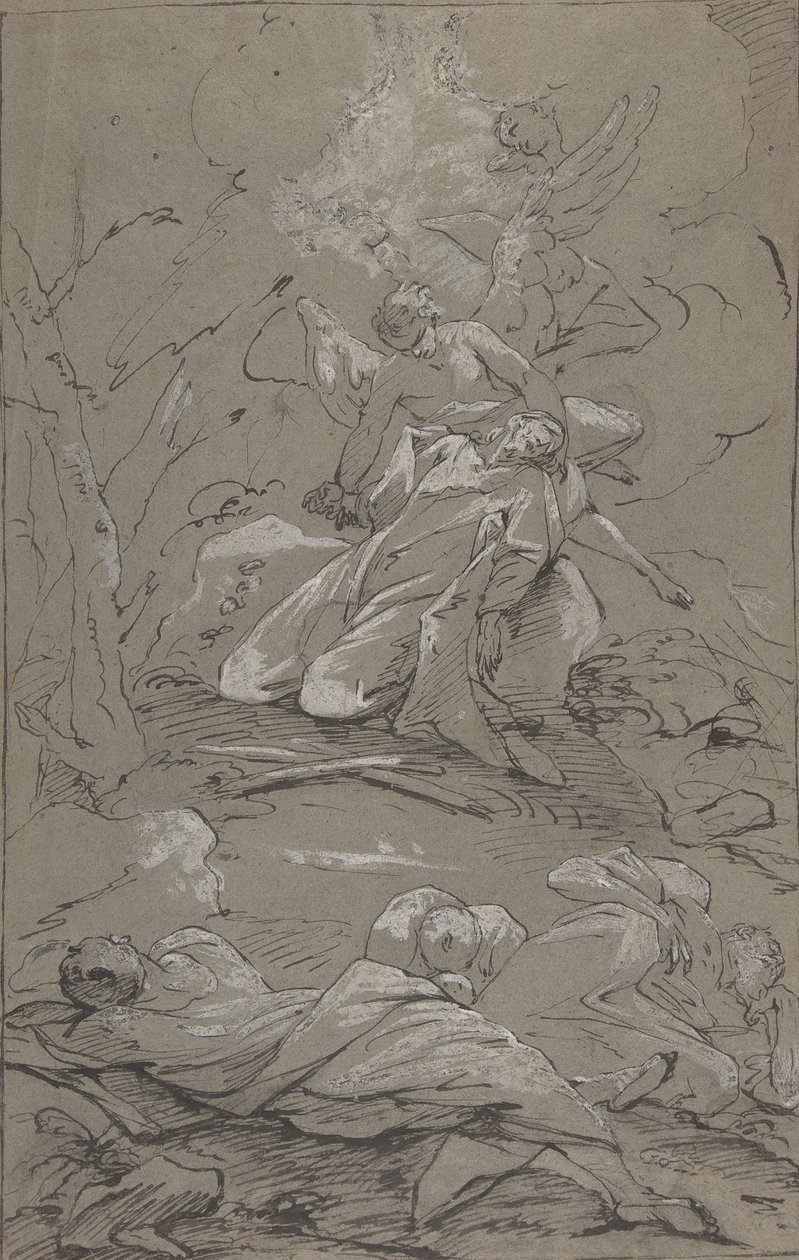 Kristus i Getsemane Have, 1712-62. af Paul Troger