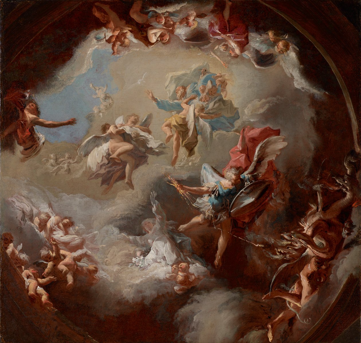 Åbenbaring af Messias fra Jomfruen af Paul Troger