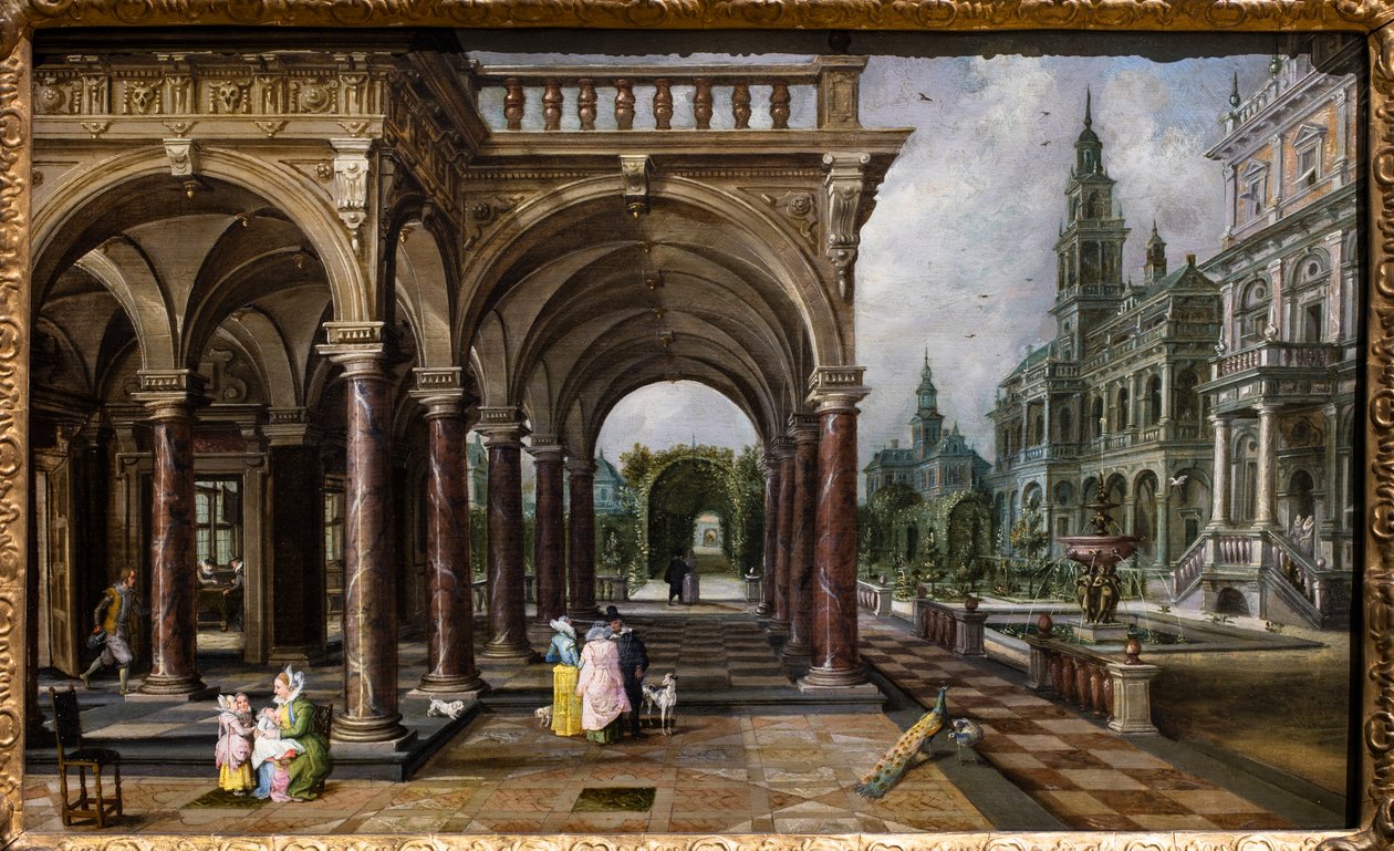 Arkitektur og have af Paul Vredeman de Vries