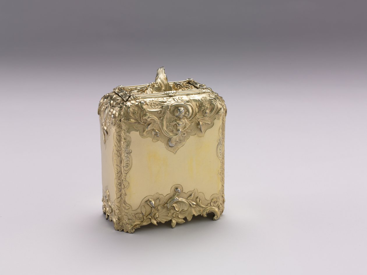 Tea Caddy, 1741-1742 af Paul de Lamerie