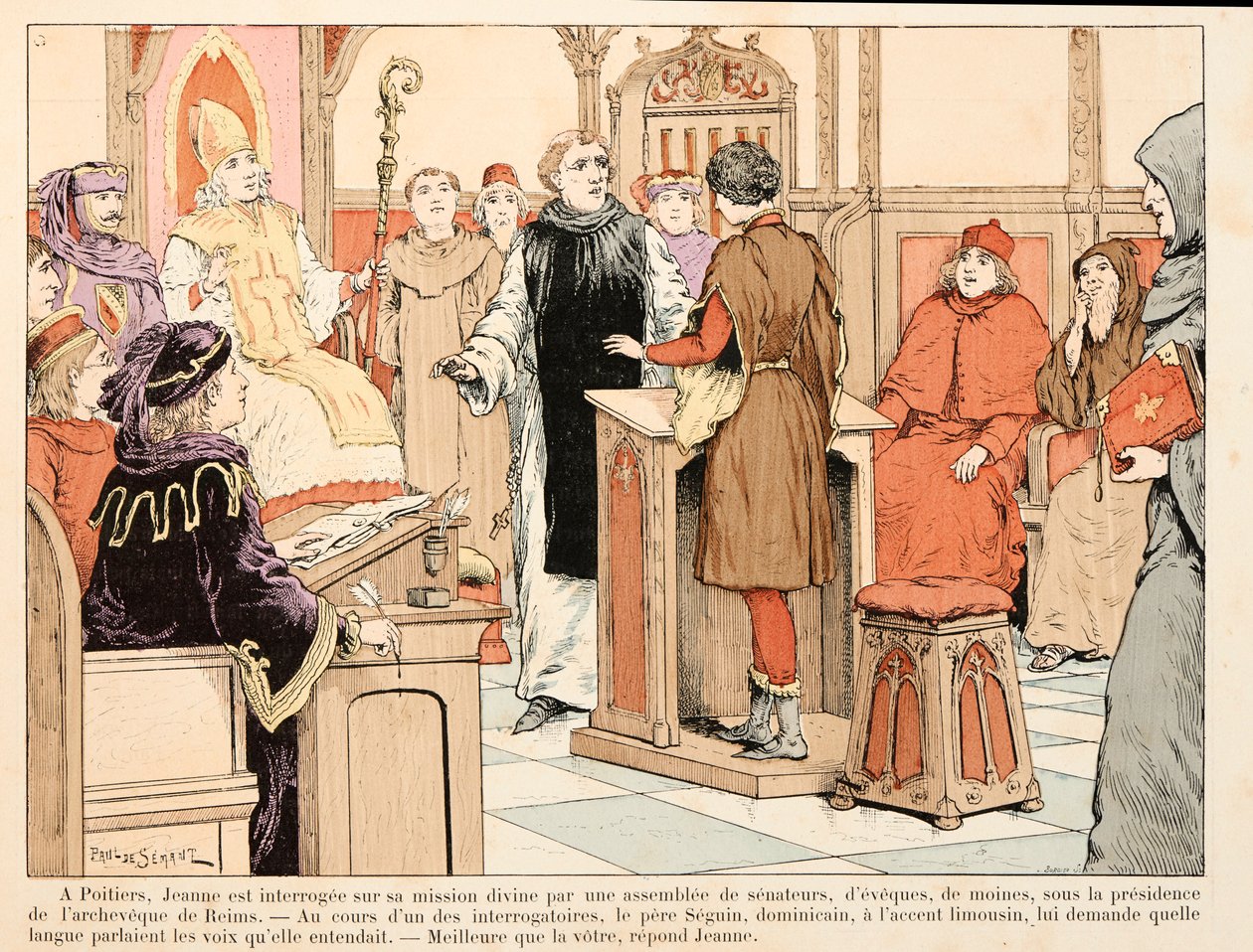 Illustration hentet fra bogen "" Jeanne d