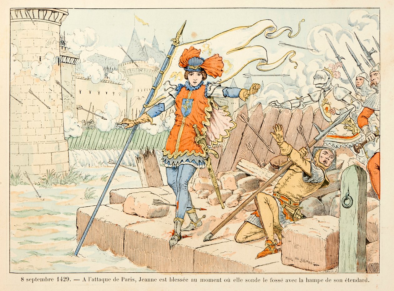 Illustration taget fra bogen "" Jeanne d