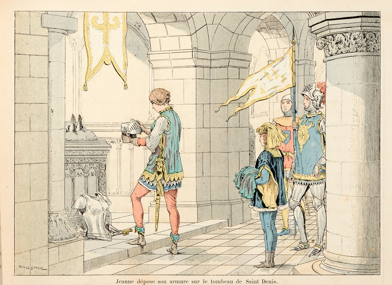 Illustration taget fra bogen "" Jeanne d