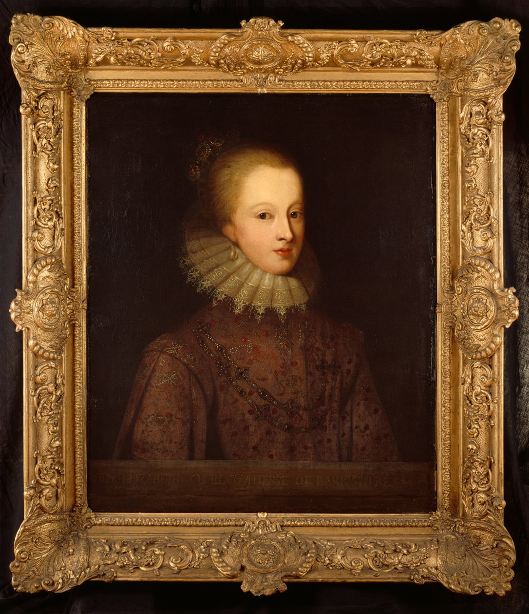 Elizabeth Percy, grevinde af Berkshire (olie på lærred) af Paul van Somer