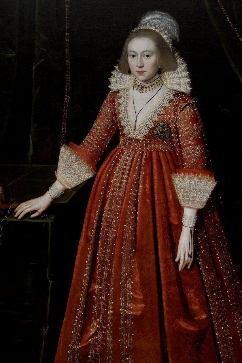 Dronning Elizabeth af Bøhmen "Vinterdronningen" (1596-1662) af Paul van Somer