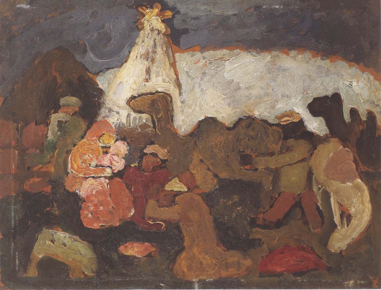 Tilbedelse af de tre konger af Paula Modersohn Becker