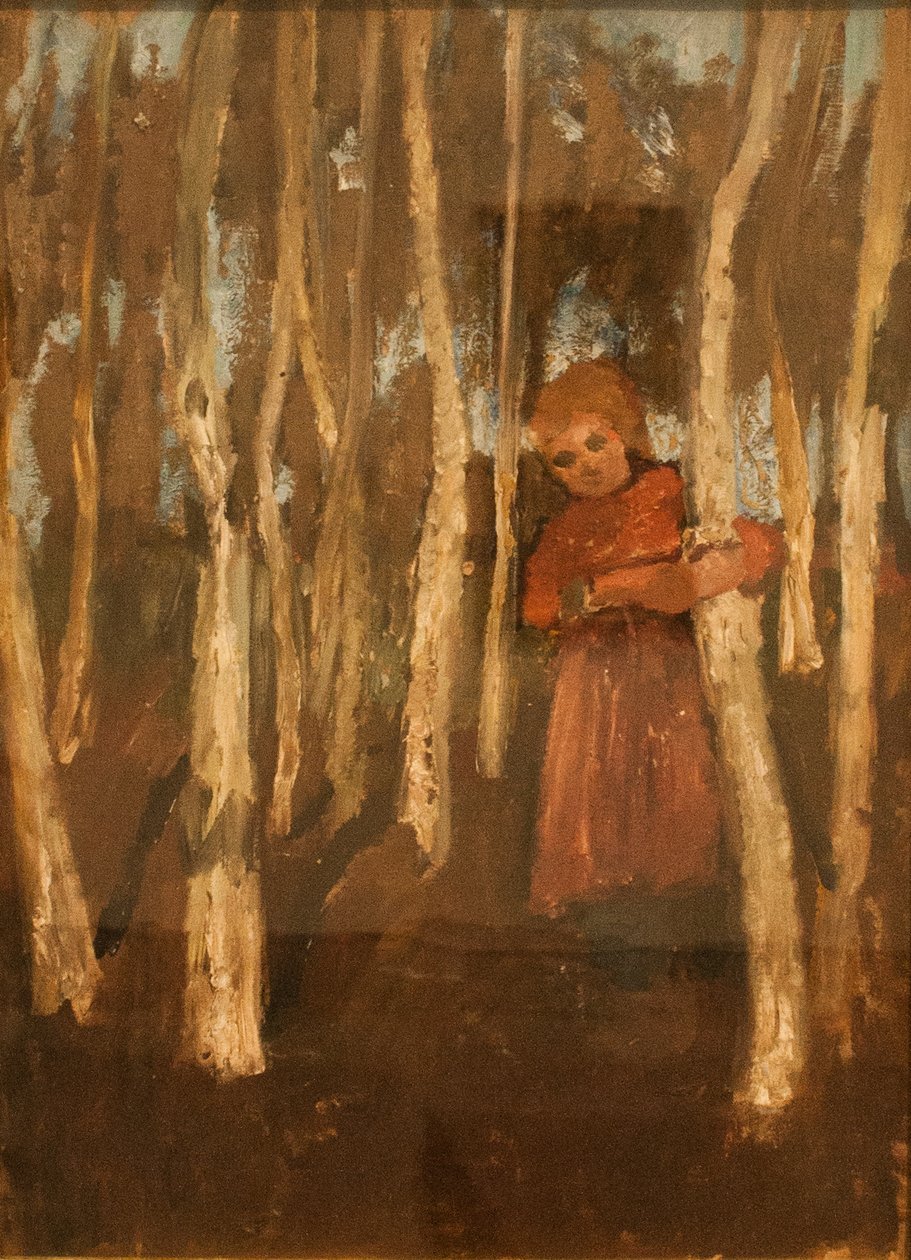 Pige i en birkeskov af Paula Modersohn Becker