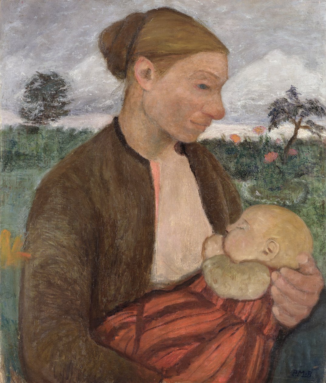 Mor og Barn af Paula Modersohn Becker