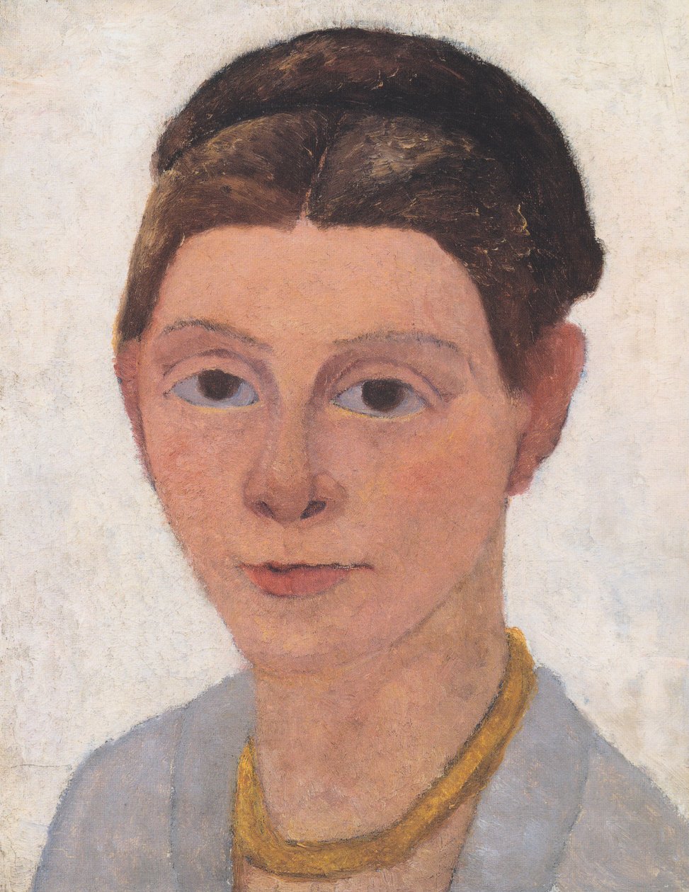Selvportræt med ravhalskæde af Paula Modersohn Becker