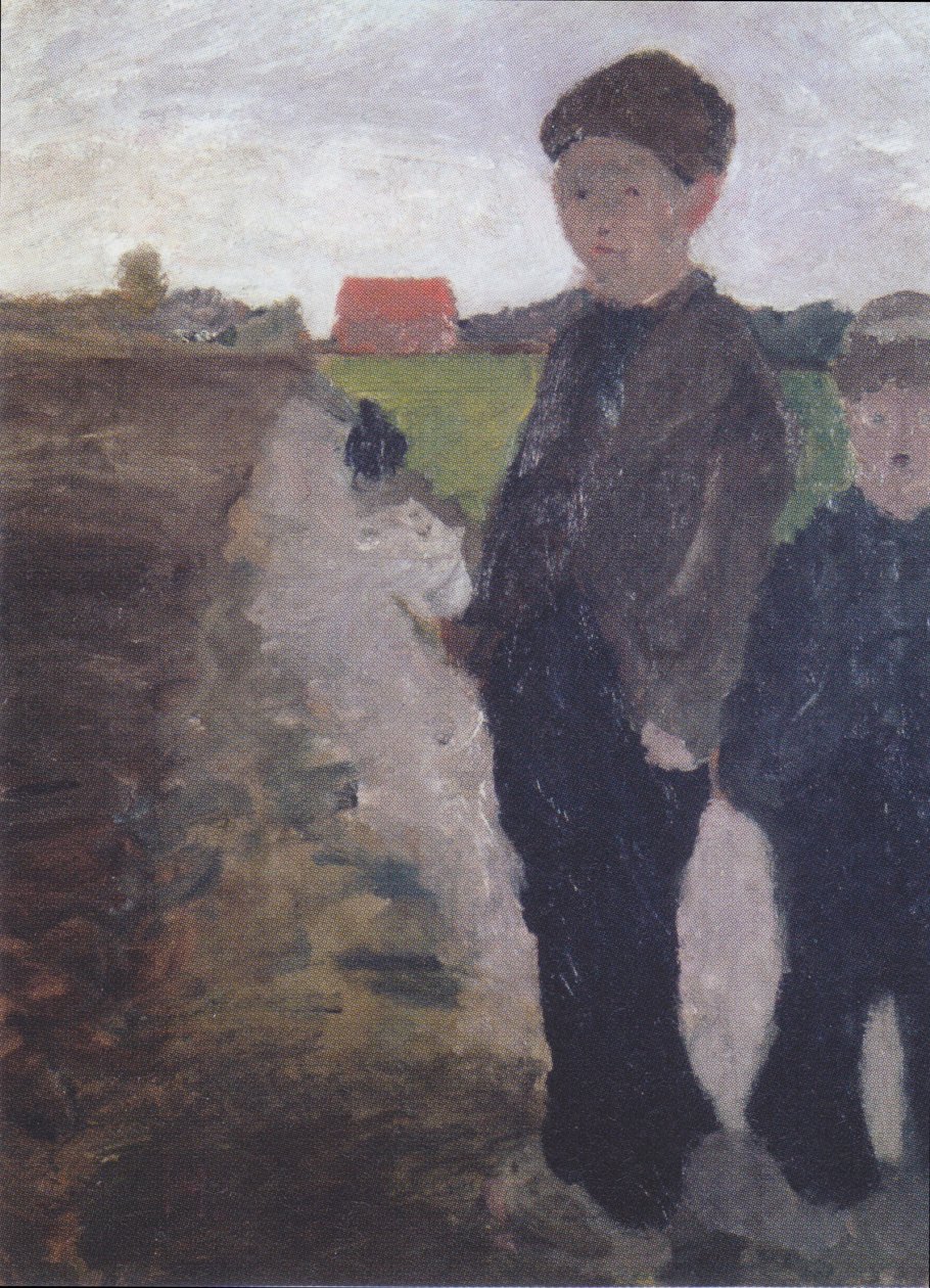 To drenge på hedekanalen af Paula Modersohn Becker